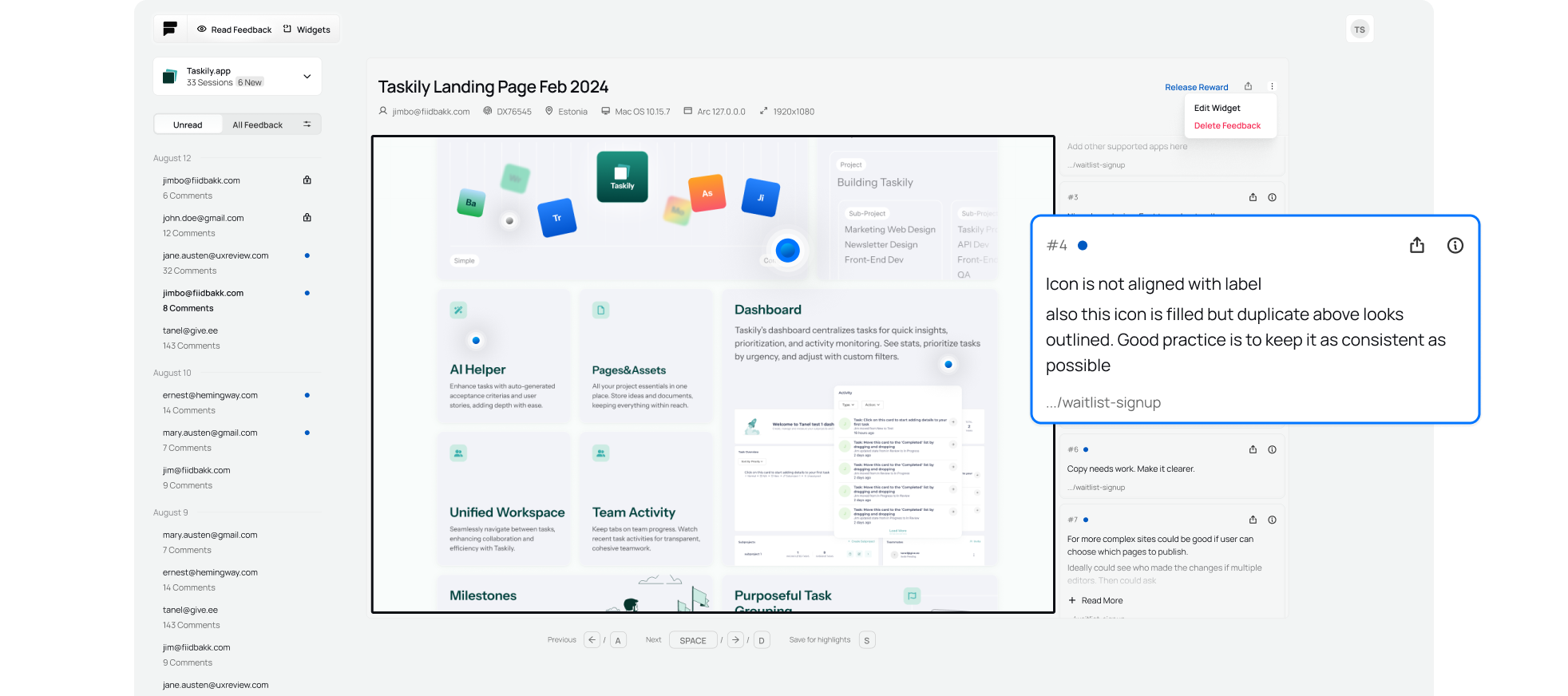 Website QA collection for agencies